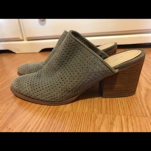 Suede booties by Marc fisher